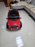 福儿宝（FUERBAO）奔驰授权儿童电动车六驱可坐大人遥控玩具车小孩宝宝双人越野送礼 六驱软胎红+后备箱+双皮座双油门 实拍图