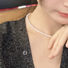 伊灿正圆施家仿珍珠项链女轻奢小众高级感锁骨链2025新款爆款气质颈链 正圆施家大珍珠项链10mm主图款 实拍图