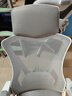 锦汐 电脑椅家用办公椅子靠背人体工学椅学习转椅老板座椅游戏电竞椅 【可后躺】白框灰网 实拍图