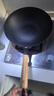 京东京造 炒锅 铁锅炒菜电磁炉燃气灶平底【健康无涂层】进口极铁带盖30cm 实拍图