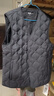 坦博尔羽绒马甲男短款内穿保暖百搭男士马夹背心TF236011 轻奢灰 175  实拍图