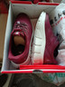 足力健老人鞋中老年轻便休闲散步鞋2431380J 女 酒红 36 实拍图