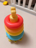 COOKSS婴儿叠叠乐套圈玩具早教益智不倒翁可啃咬彩虹塔套圈玩具 实拍图