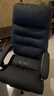 顾全老板椅可躺办公椅真皮家用工学椅午休转椅电脑椅子C533黑皮 实拍图