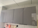 九尘定制厨房吊柜挂墙式阳台置物柜卧室壁橱卫生间储物柜墙壁柜包安装 长160深30高60四门现代灰 实拍图