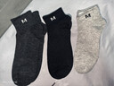 棉十三袜子男士短袜【100%纯棉10A抗菌防臭】透气秋季船袜低帮短筒6双 实拍图