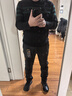 龙牙【张译同款】【补货速抢】寒锋战术软壳长裤秋冬男通勤弹力户外 极夜黑（修身加强版） 36 180/94B 高180重176-190 实拍图