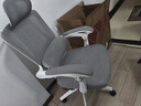 南皇人体工学椅护腰电脑椅久坐不累办公椅电竞椅男可调节腰靠学习后躺 悬浮双背升降白-尼龙脚-155°无极后躺 120-155度(含) 联动扶手 实拍图