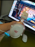 iKF V11 Pro7.1四模游戏耳机蓝牙无线头戴式7.1环绕音效有线电竞专用无畏契约fps听声辨位三角洲 粉白 实拍图