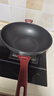 爱仕达无油烟不粘锅炒锅 硬氧耐磨耐用油你控炒菜锅32cm 明火电磁炉通用 炒锅 红色配件 32cm 实拍图