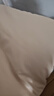 京东京造悦柔枕套 A类一等品 120g加厚耐用枕头套 48x74cm 一对装 奶茶咖 实拍图