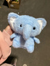 桌面摆件桌伴可爱熊玩偶桌子摆件陪伴学习生日礼物男女摆件 桌伴玩偶毛绒玩具【小象】 实拍图