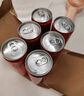 可口可乐（Coca-Cola）零度可乐 碳酸汽水摩登罐饮料330ml*6罐 实拍图