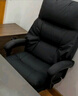 顾全电脑椅人体工学椅真皮办公椅可躺久坐舒适老板椅C570金黑皮 实拍图
