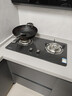 迅达（XUNDA）燃气灶天然气灶家用双灶具灶台 嵌入式台式两用 4.5KW旋流火灶一级能效 Q1-天然气 实拍图