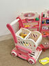 迪漫奇超市购物车玩具儿童过家家趣味手推车豪华套装岁生日礼物粉 实拍图