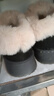 2025新款棉拖鞋女毛绒女士单鞋外穿雪地靴家居棉鞋防滑棉拖毛毛拖 8809雪地靴-黑色 38 -39适合37-38 实拍图