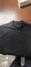 布先生热胆小高领厚款长袖打底白色T恤男春秋纯色打底衫上衣KT01878 【小高领】钢琴黑 XL /180 实拍图
