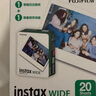 富士（FUJIFILM） 拍立得相纸wide宽幅白边相纸适用于wide300/210/200等相机 20张宽幅相纸套装+暖橙一刻宽幅相册 实拍图