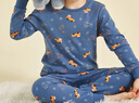 顶瓜瓜儿童秋衣秋裤套装纯棉男童棉毛衫保暖内衣女童全棉宝宝打底衣睡衣 太空火箭 100 建议身高90-100cm 实拍图