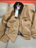 马登工装底特律猎装夹克男美式复古J001巴恩风翻领谷仓外套秋季新款 卡其色 【美拉德穿搭/星级穿越同款】 L 实拍图