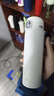 京东京造保温杯 水杯男女 316不锈钢学生礼物送老师【一键弹盖】白480ml 实拍图