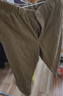 优衣库合作款/男装女装灯芯绒工装裤/休闲裤裤子25秋冬新款479822 36 褐色 M /170/80A 实拍图
