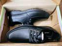 木林森（MULINSEN）男鞋商务皮鞋简约日常休闲单鞋 黑色 41码 SL67341 实拍图