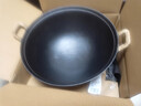 王源吉铁锅炒锅铸铁锅双耳苏锅王老式家用圆底无涂层龟纹大肚炒锅36cm 实拍图