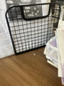 得力(deli)金属桌面书立架 防锈铁线 办公桌文件架置物架 桌面收纳架/盒/书架 TB100黑  实拍图