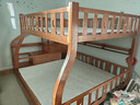 临稚胡桃木 儿童上下床实木高低床双层床上下铺床两层木床子母床 梯柜款 上铺宽1.6米下铺宽1.8米 实拍图