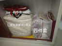 佳帮手搬家打包袋被子收纳袋特大号装衣服行李棉被专用米色 210L2件装 实拍图