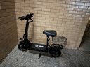 绿源【向往的生活推荐品牌】电动滑板车锂电池便携可折叠电动车成人两轮代步车迷你电动车 48V/黑色/110-130里/800W/智能AI/带座 实拍图