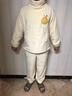 蕉内绒绒520H超级市场睡衣男女士珊瑚绒保暖家居服套装 【女士】柠糖黄-炸鸡 XL 实拍图