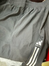 阿迪达斯短裤男夏季透气薄款宽松休闲运动梭织五分裤 黑/白 2CS-BW  L 实拍图