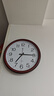 北极星（POLARIS）挂钟客厅钟表现代静音石英钟时尚时钟创意挂表35cm木纹 实拍图