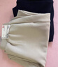 优衣库女装快干休闲廓形裤运动弯刀镰刀裤高腰速干新款479619 30 浅米色 M /160/68A 实拍图