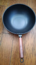 炊大皇炒锅铁锅健康0无涂层蜂窝纹32cm家用炒菜锅玄铁XT32CGH 实拍图