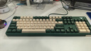 雷柏（Rapoo） V500PRO米绿升级款 104键有线背光机械键盘 PBT双色键帽电脑办公游戏全键无冲可编程键盘 茶轴 实拍图