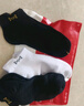 猫人6双船袜男士袜子男夏季纯棉100%防臭袜运动防掉跟薄款透气短袜 实拍图
