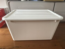 禧天龙（Citylong）塑料衣物收纳箱玩具整理箱49L 白色 1个装 不带轮 实拍图