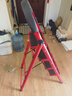 忆琳居梯子家用安全人字梯折叠梯伸缩多功能楼梯便捷扶梯加厚红色四步 实拍图