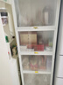 帅仕（shuaishi）厨房用具置物架落地餐边橱柜冰箱夹缝收纳碗柜微波炉烤箱储物柜子 白【整柜加高】5层60长42深-加深款 实拍图