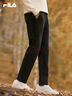 斐乐（FILA）官方男士长裤秋冬季款针织时尚直筒长裤子运动裤简约通勤休闲长裤 【经典款加绒版】正黑色-BK 4XL 195/100A 实拍图