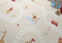 丸丫宝宝爬行垫婴儿加厚家用爬爬垫xpe儿童整体垫1.8*2.0米2.5CM-轨道 实拍图