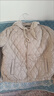 夹棉轻薄棉衣女小香风外套秋冬新款气质休闲减龄连帽棉服上衣棉袄 卡其色 2XL 121-135斤 实拍图