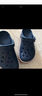 卡骆驰（CROCS）洞洞鞋贝雅卡骆班轻便耐磨一脚蹬休闲鞋|205089 白/深蓝-126 45 (290mm) 实拍图