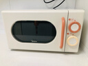 美的小滋味系列微波炉变频家用小型奶油风百搭复古转盘式一级能效低频轻音20L预制菜加热（M2H1） 实拍图