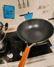 三禾钛铁不粘炒锅无涂层炒菜锅铁锅轻量燃气灶炒锅30cm 实拍图