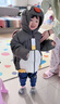 巴拉巴拉宝宝羽绒服男童外套女童秋冬装2025婴儿衣服动物造型208425107210 实拍图